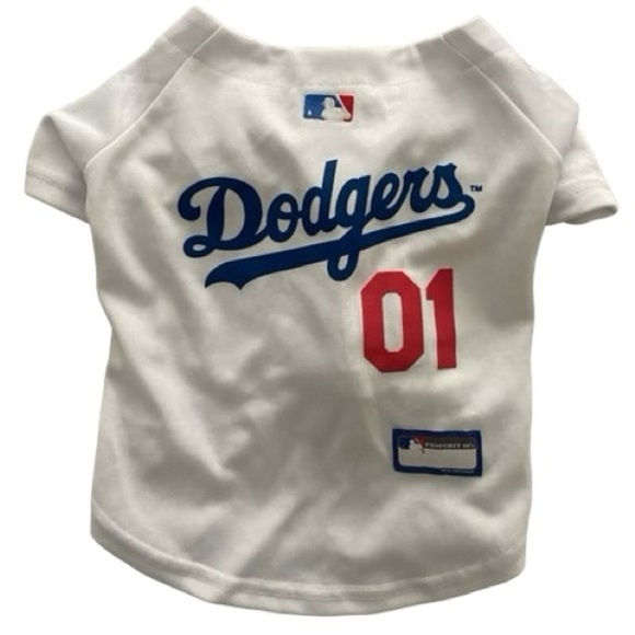 LA Dodgers Other - LA Los Angeles Dodgers Baseball Dog Jersey Outfit Small